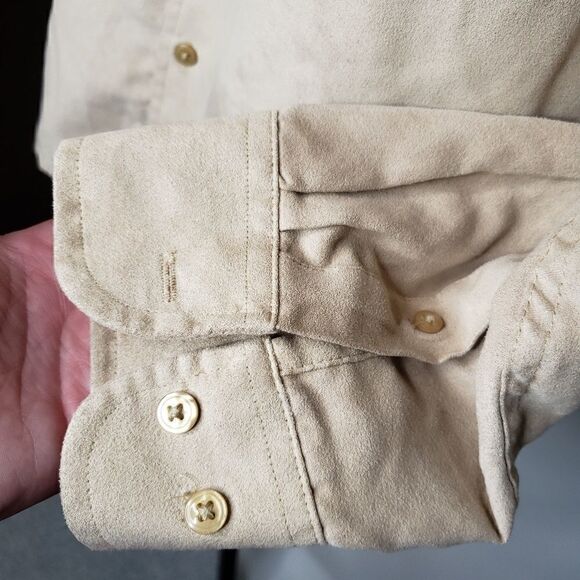 Marc Edwards | Sueded Lux Button-Down Shirt - Picture 3 of 4